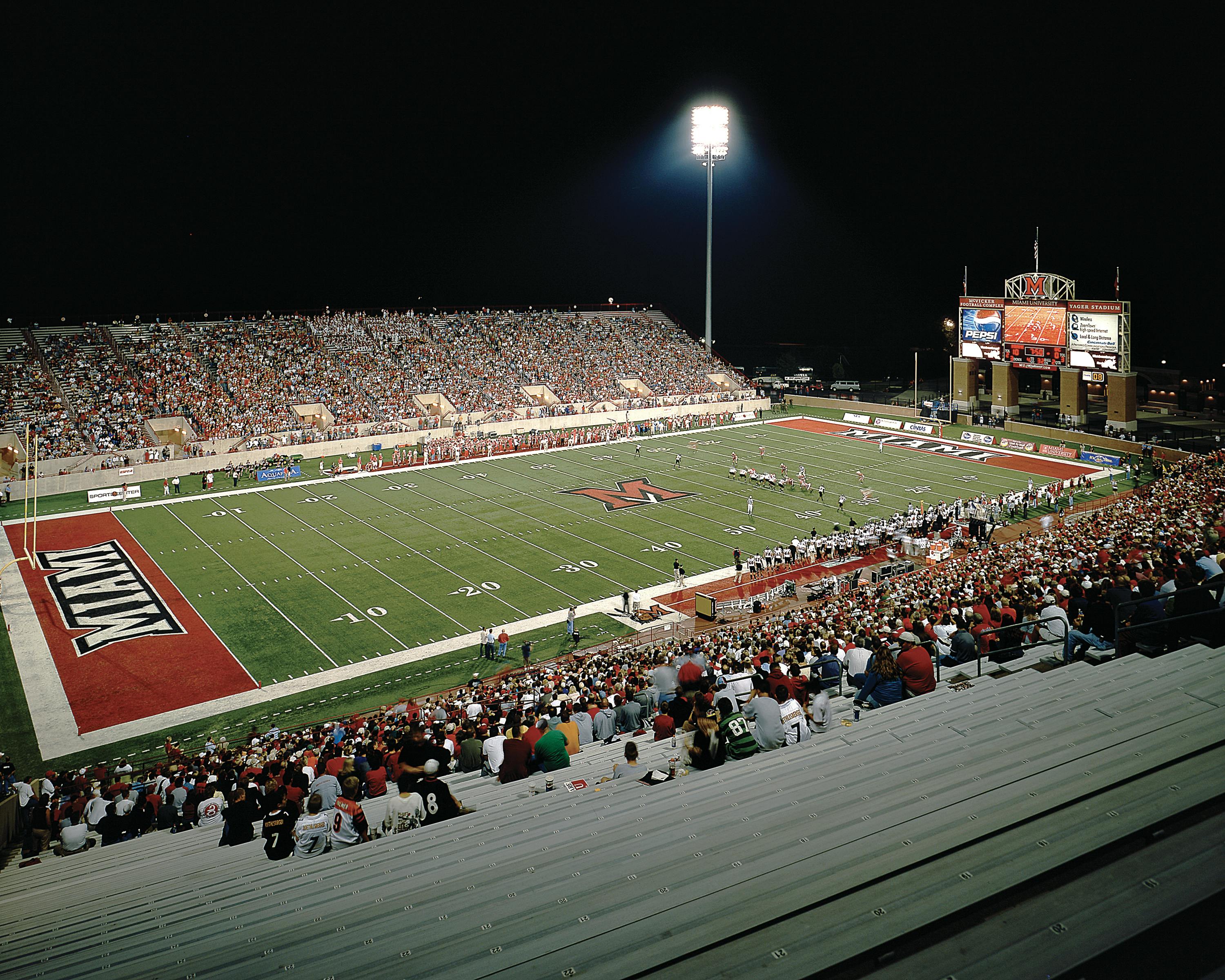 Miami University Yager Stadium Seating Chart